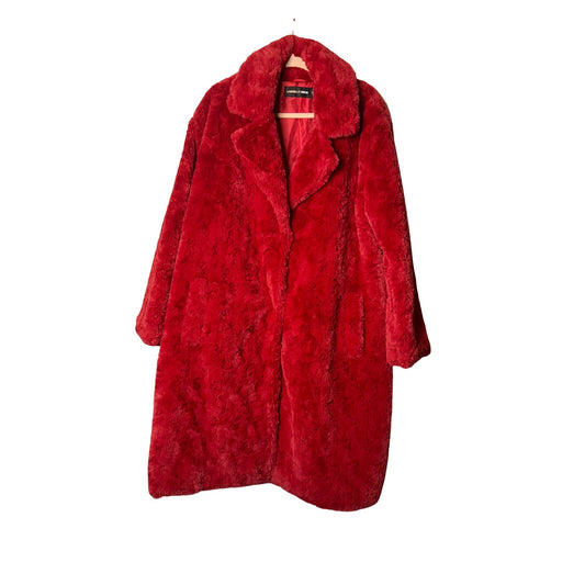 Gabrielle Union Romantic Faux Fur Long Coat