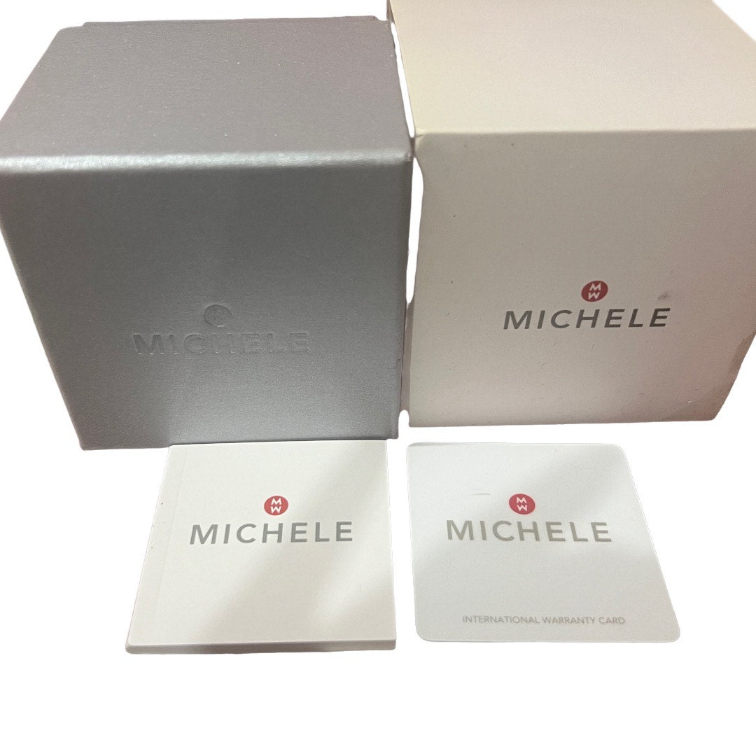 Michele Watch Cape Topaz Dial Silicon Strap