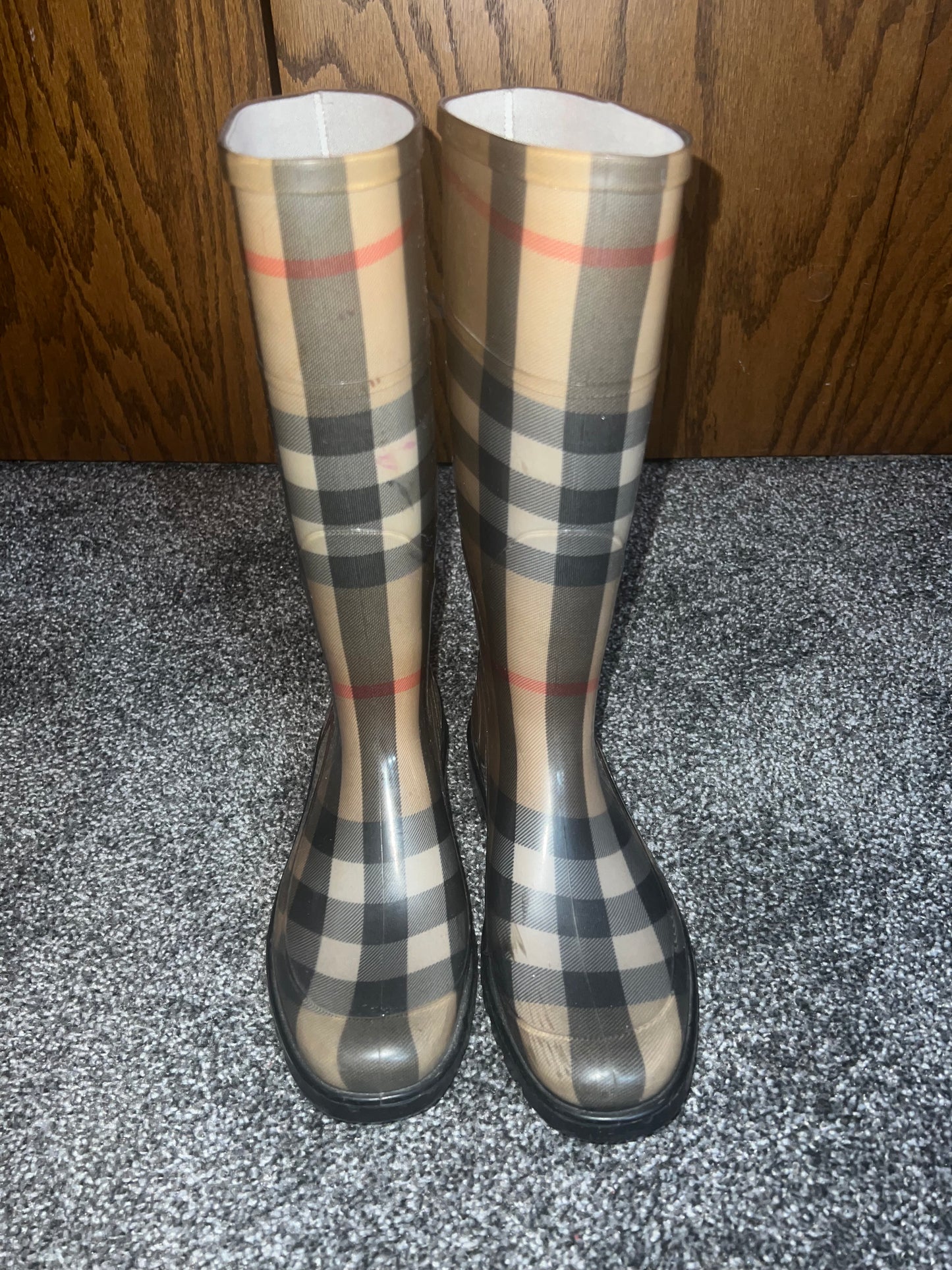Burberry Nova Check Rain Boots