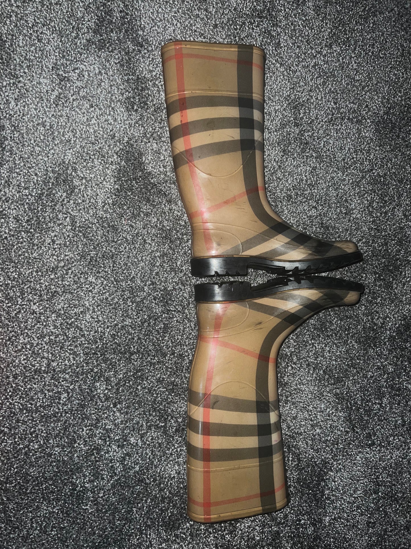 Burberry Nova Check Rain Boots