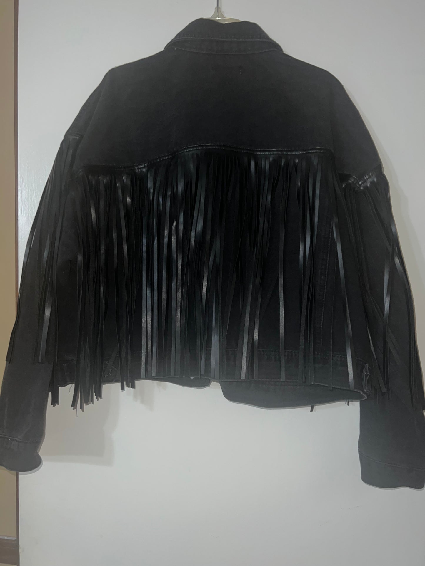 Forever 21 Fringe Denim Jacket